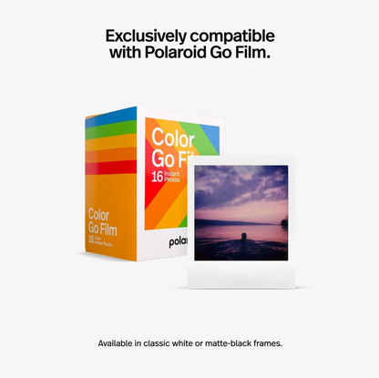 Polaroid Go Instant Camera Generation 2 Everything Box – White Instant Camera + 16 Films