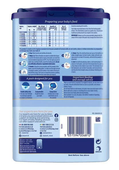 Aptamil 1 First Infant Milk Formula from Birth 800g x 3