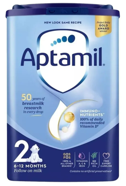 Aptamil 2 Follow On Milk Formula 6-12 months 800g x 3