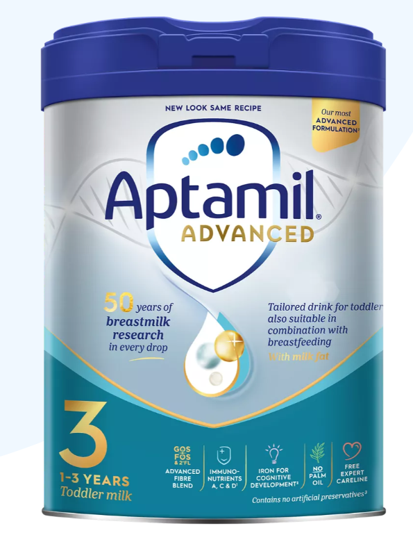 Aptamil Advanced Toddler Milk – 800g x 3 cans - HYPERMALL