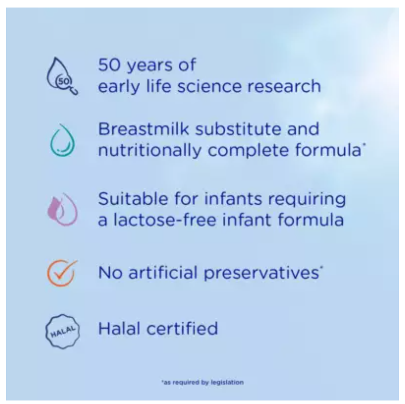 Aptamil Lactose-Free Baby Formula – 400g x 3 cans - HYPERMALL