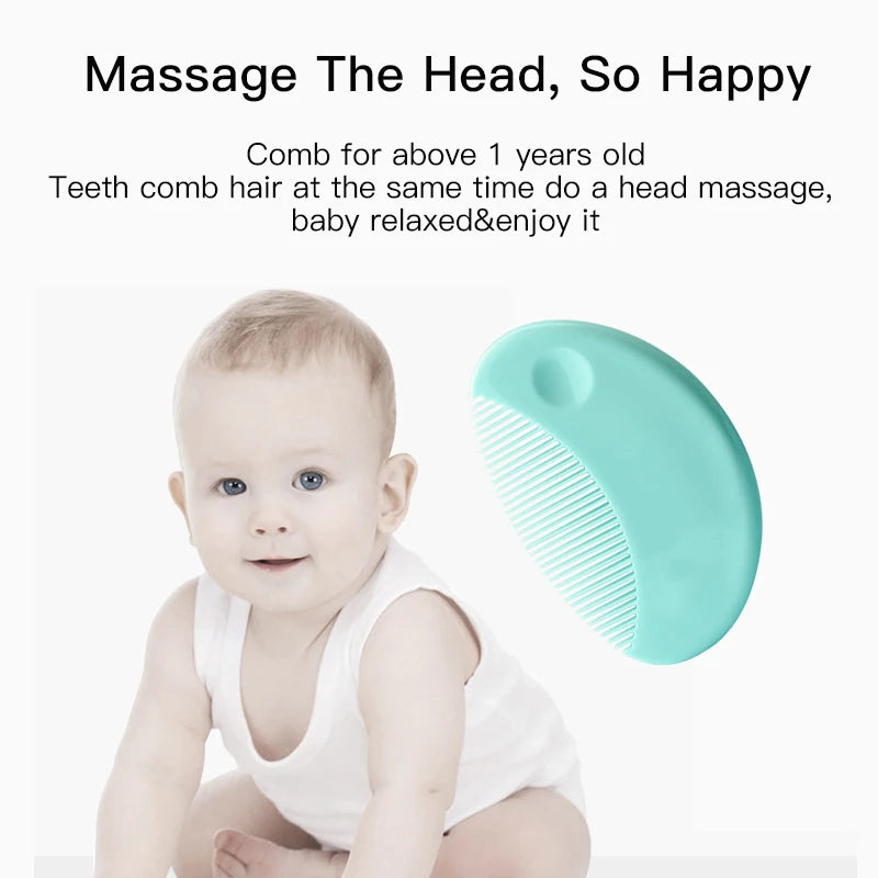 2-in-1 Infant Care Baby Comb & Brush Set - HYPERMALL