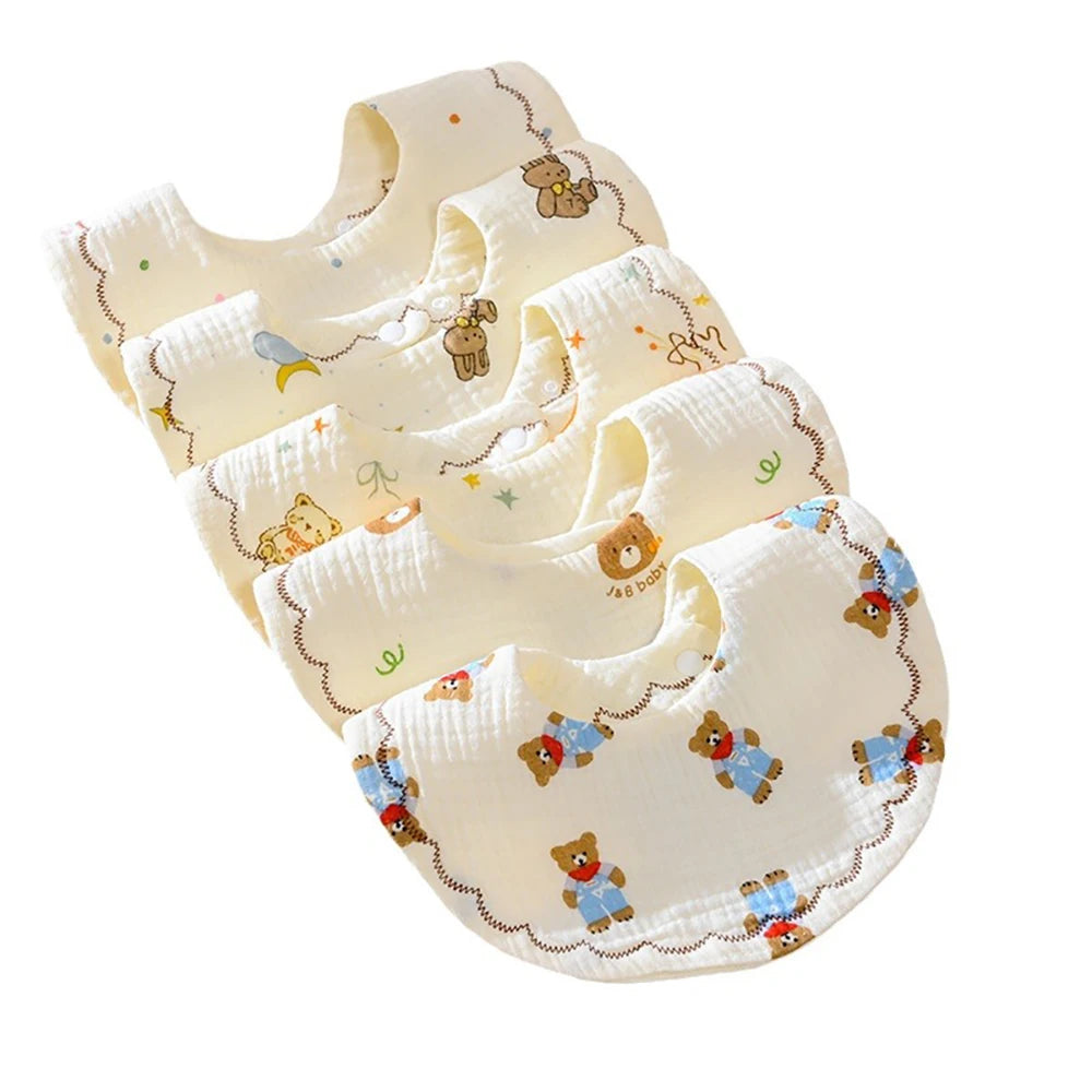 Reversible Cotton Baby Bib - HYPERMALL