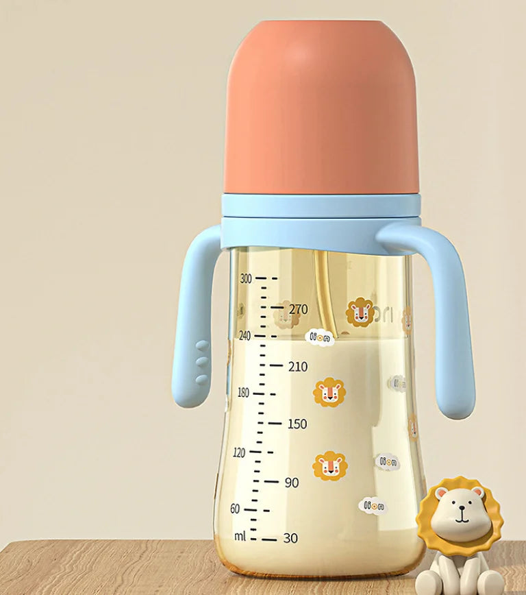 PPSU Anti-Colic Baby Bottle with Straw - HYPERMALL