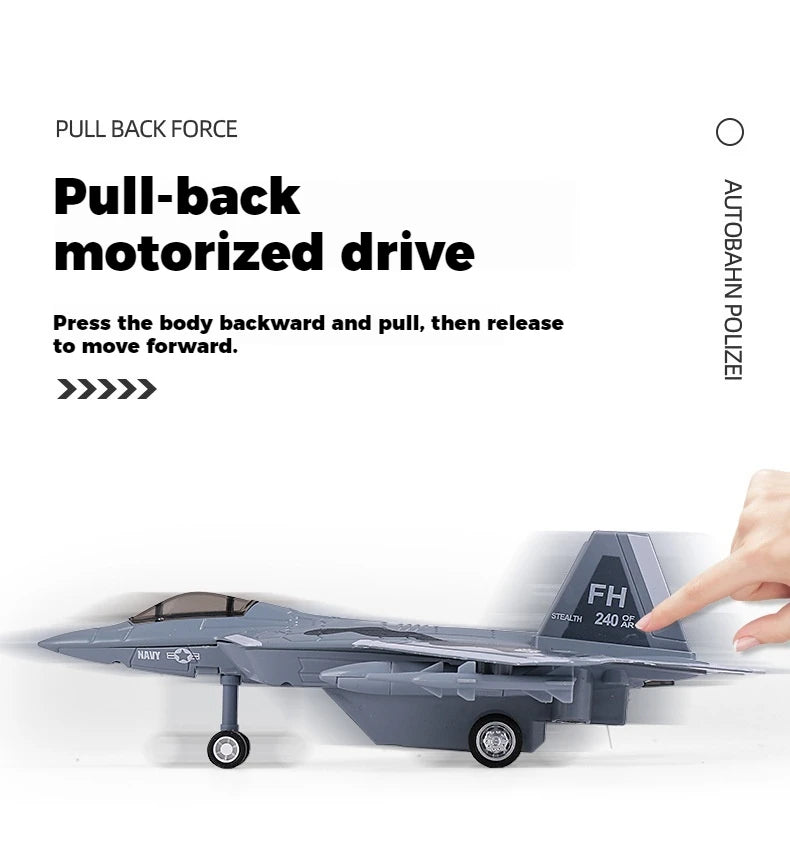 Alloy Fighter Jet Toy - HYPERMALL