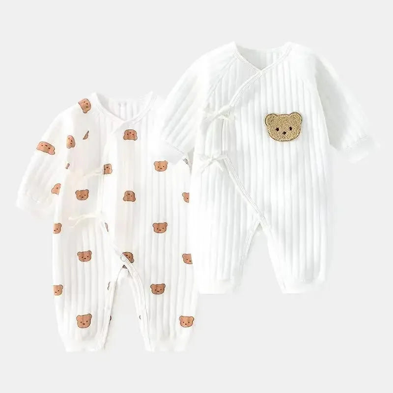 Cotton Baby Jumpsuit Set - HYPERMALL