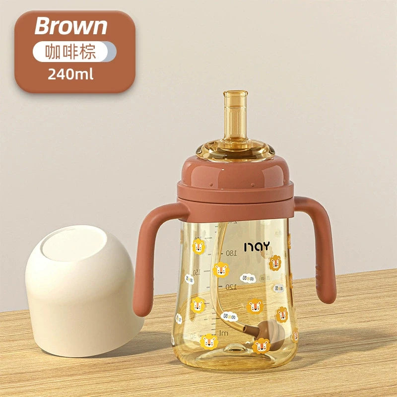 PPSU Anti-Colic Baby Bottle with Straw - HYPERMALL