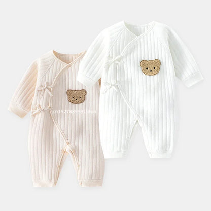 Cotton Baby Jumpsuit Set - HYPERMALL