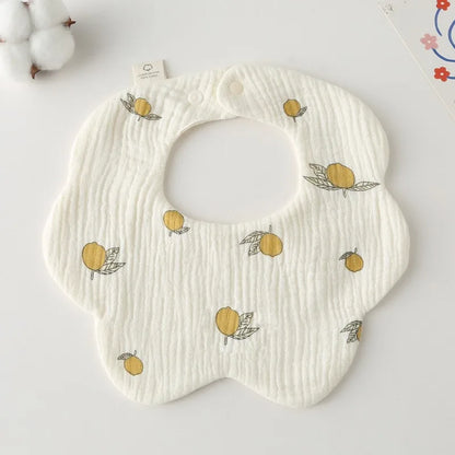 Cotton Baby Bib & Burp Cloth Set - HYPERMALL