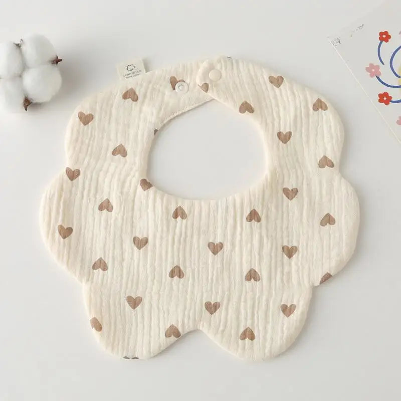 Cotton Baby Bib & Burp Cloth Set - HYPERMALL