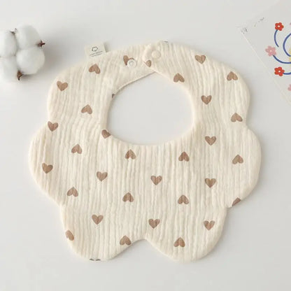Cotton Baby Bib & Burp Cloth Set - HYPERMALL