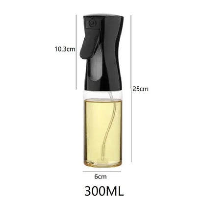 Oil Spray Bottle,Bottle Mister Oil Dispenser Portable Oil Mister BBQ Cooking Spray Bottle for Air Fryer Kitchen Salad Baking