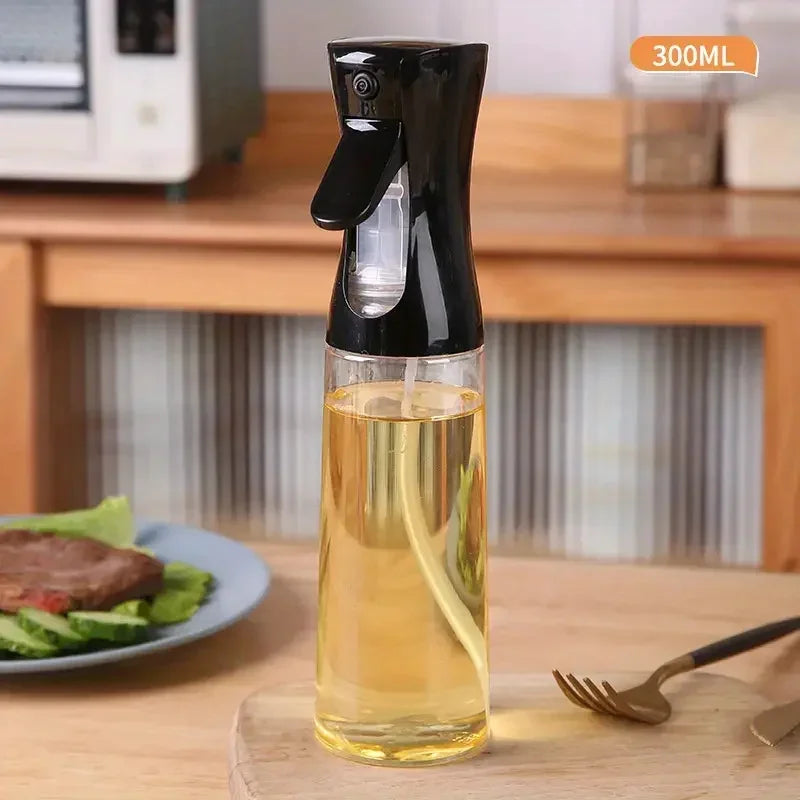 Oil Spray Bottle,Bottle Mister Oil Dispenser Portable Oil Mister BBQ Cooking Spray Bottle for Air Fryer Kitchen Salad Baking