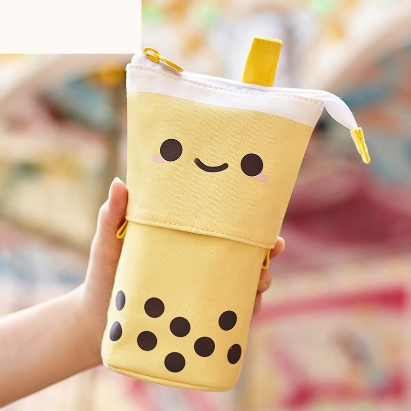 Milk Tea Pencil Girl Primary School Student Pencil Case