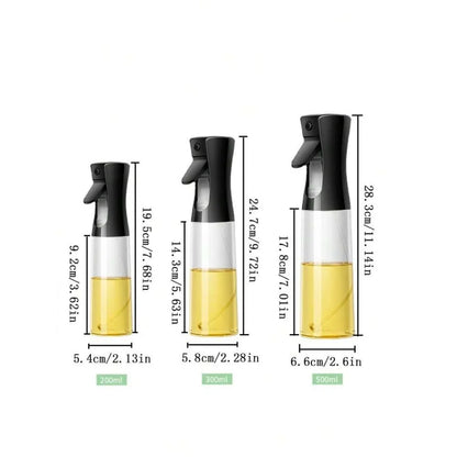 Oil Spray Bottle,Bottle Mister Oil Dispenser Portable Oil Mister BBQ Cooking Spray Bottle for Air Fryer Kitchen Salad Baking