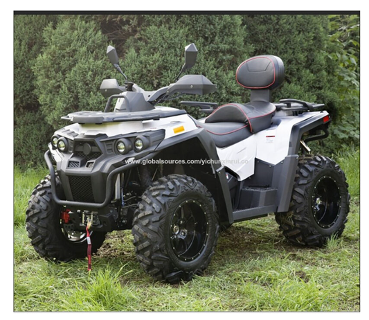 New 1000cc Four Wheel Scooter! Designed for thrill-seeking adults, this off-road gasoline ATV features a robust 4X4 drive