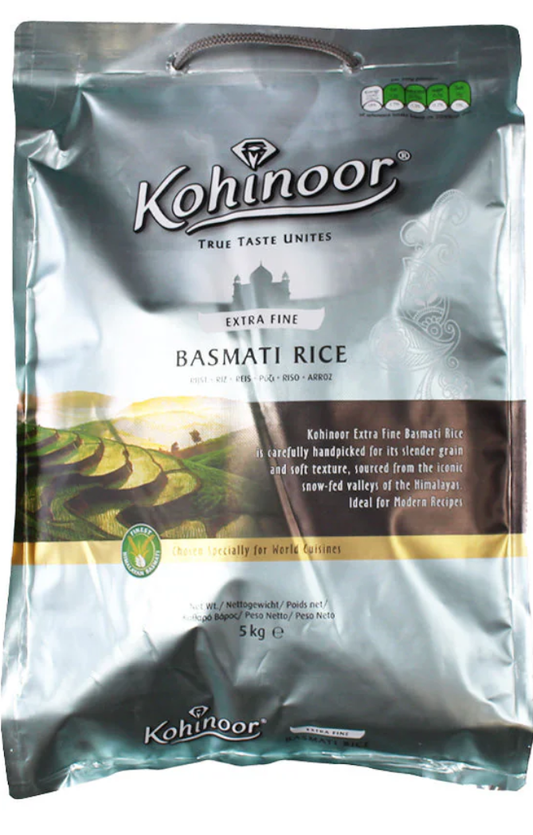 Kohinoor Extra Fine Basmati Rice 5Kg