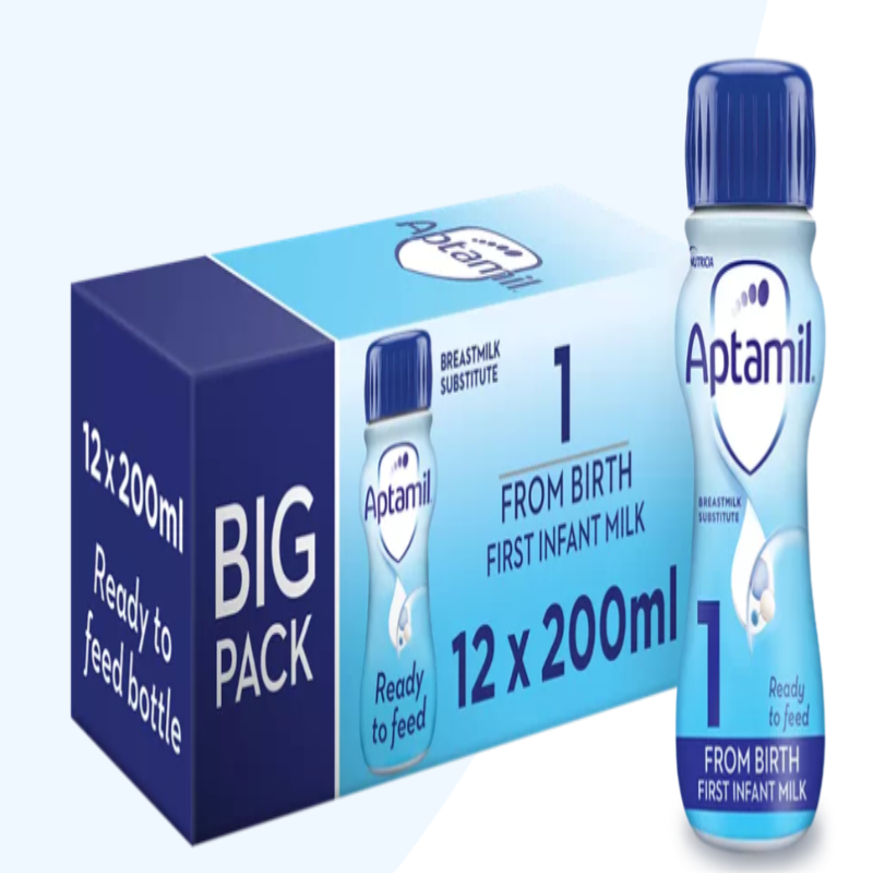 Aptamil First Infant Milk Ready To Feed – 12 x 200ml - HYPERMALL